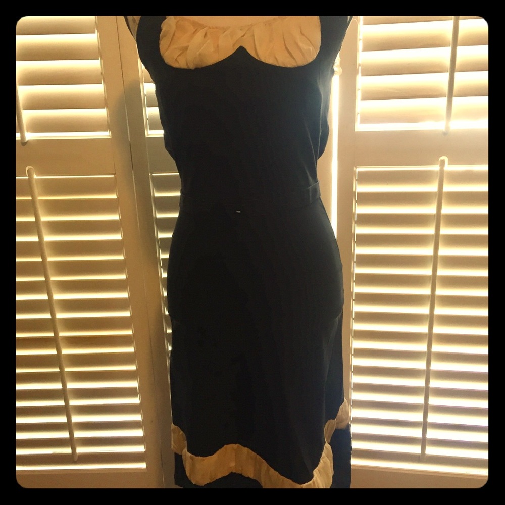 NWT - Tatyana Retro Black and Cream Dress